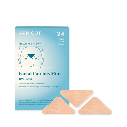 APRICOT Cotton Mini Pack Facial Patches with Hyaluron x24 - Glow and Vital