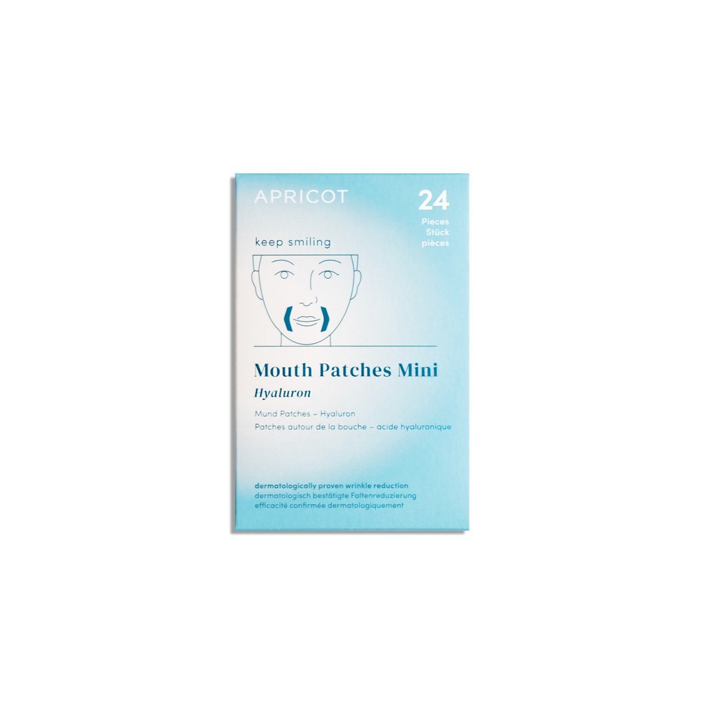 APRICOT Cotton Mini Pack Mouth Patches with Hyaluron x24 - Glow and Vital