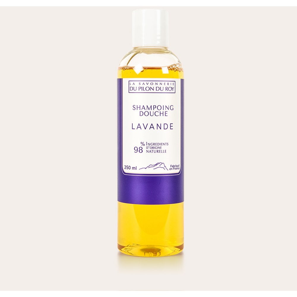 Doucheshampoo met biologische olijfolie en lavendel 250ml - Glow and Vital