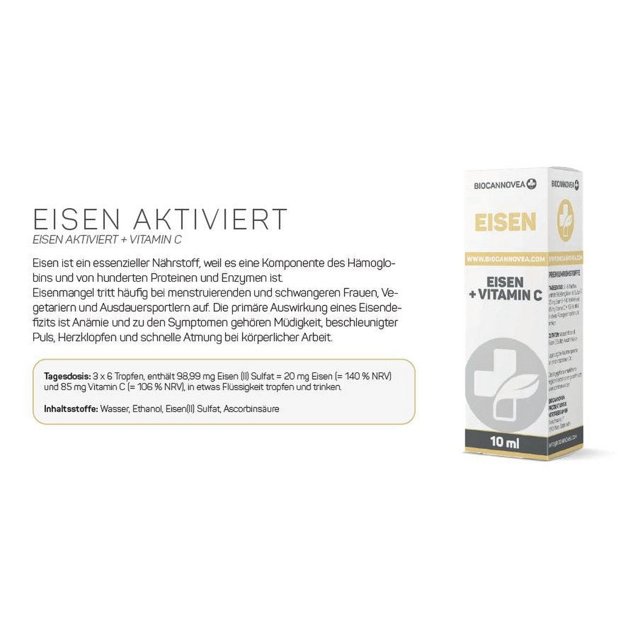 IJzer geactiveerd + vitamine C - Glow and Vital