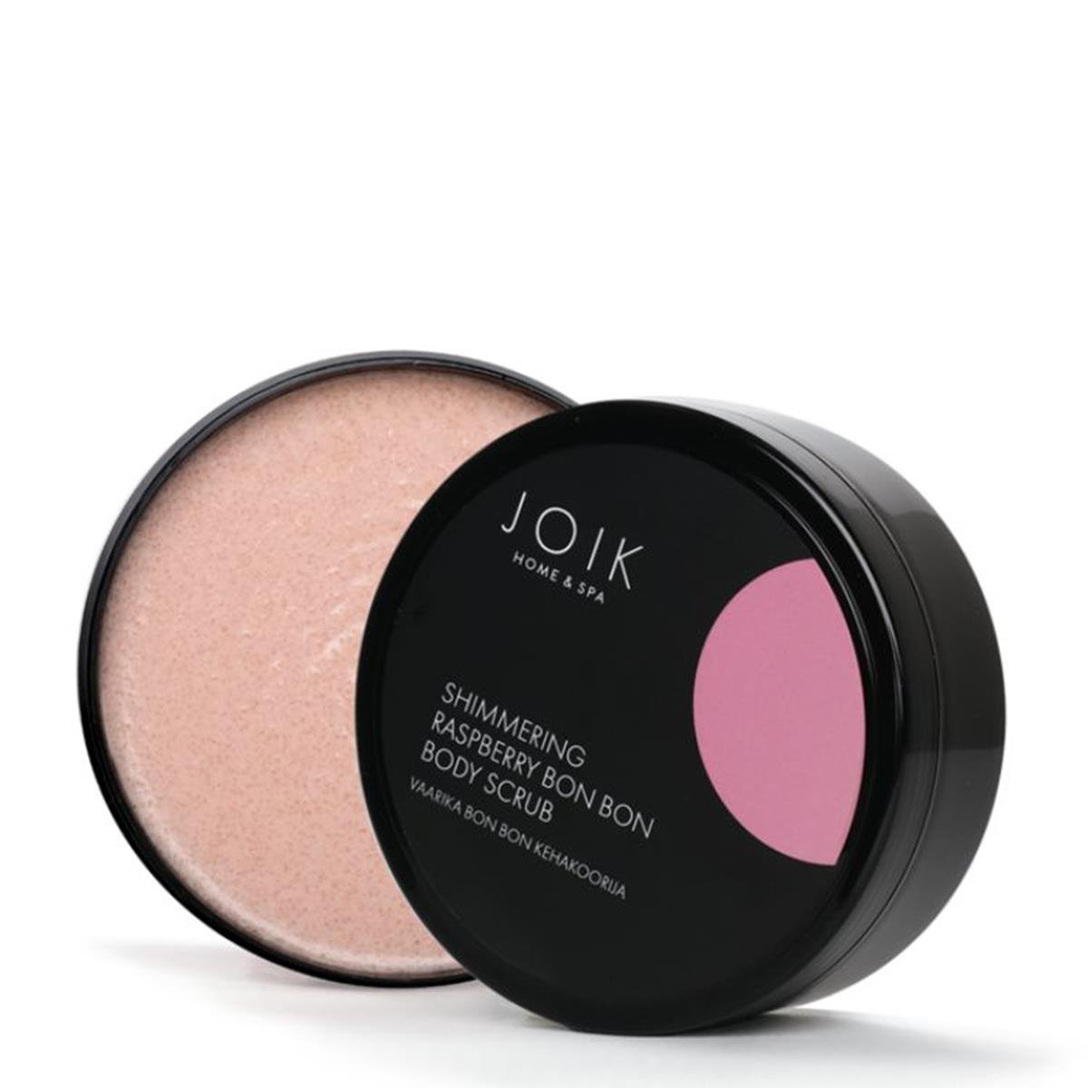 JOIK - Body Scrub Shimmering Raspberry BonBon - 210 gr - Glow and Vital