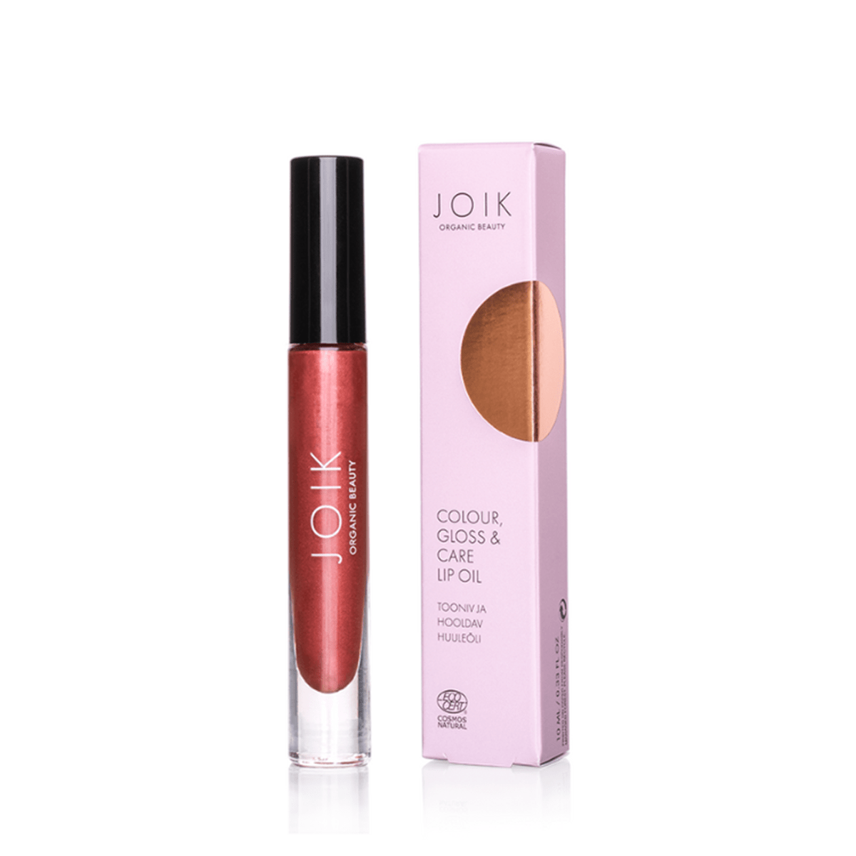 JOIK ORGANIC Colour, Gloss &amp; Care Lip Oil 03 Rusty Shimmer 10 ml - Glow and Vital