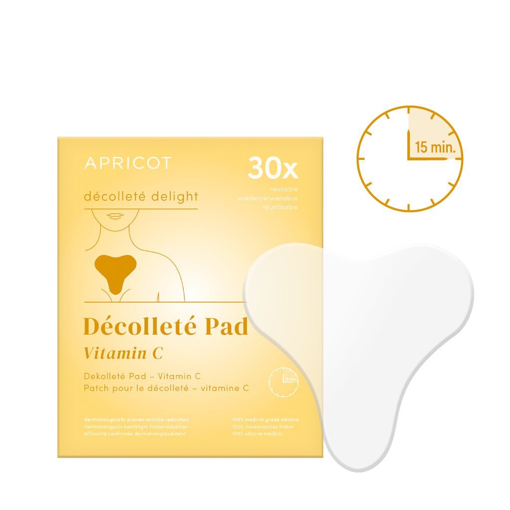 NEW - APRICOT Decolleté Pad Vitamin C “décolleté delight” - 30 Treatments - Glow and Vital