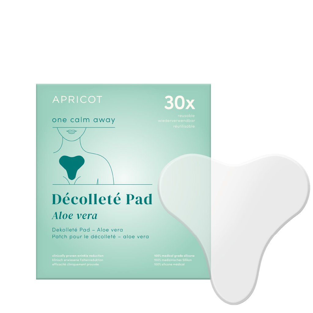 NEW - APRICOT Decolleté Pad with Aloe vera - 30 Treatments - Glow and Vital