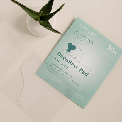 NEW - APRICOT Decolleté Pad with Aloe vera - 30 Treatments - Glow and Vital