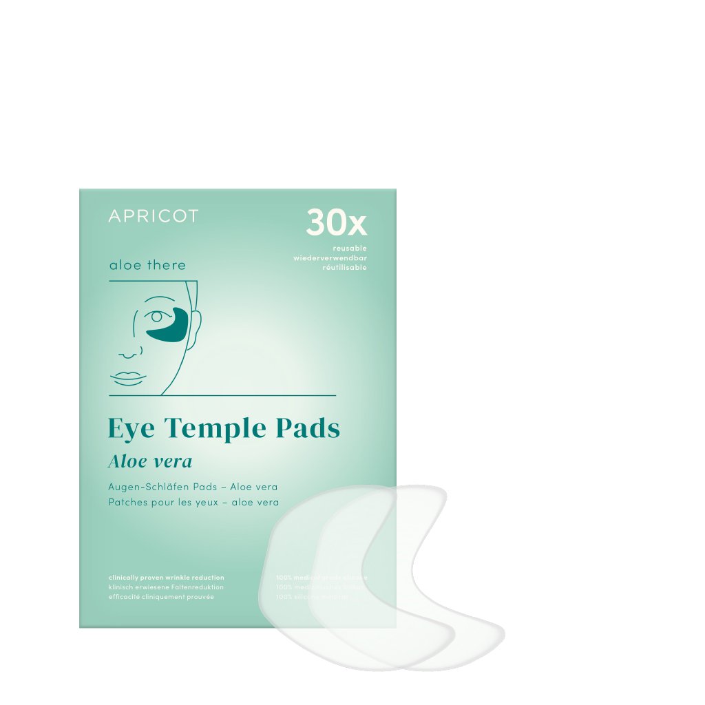 NEW - APRICOT Eye &amp; Temple Pads with Aloe vera - 30 Treatments - Glow and Vital