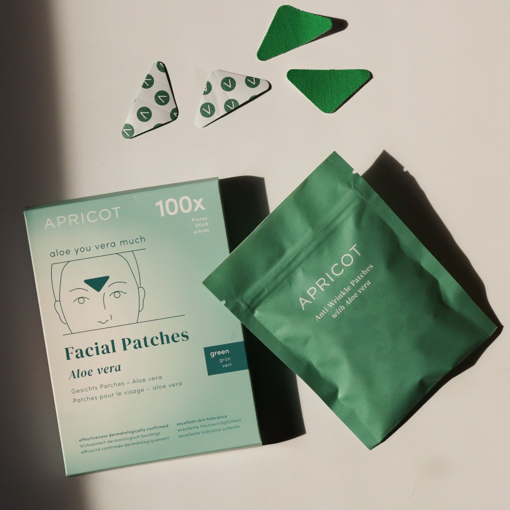 NEW - APRICOT Facial Patches Aloe Vera &quot;aloe you vera much&quot; - x100 - Glow and Vital