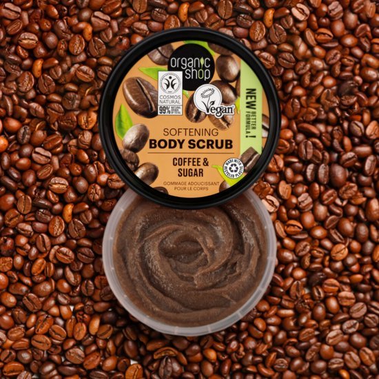 Organic Shop Body Scrub Brazilian Coffee 250 ml - Glow and Vital