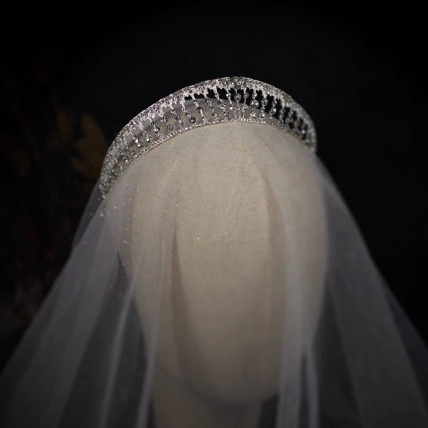 Prinses Koninklijke elegantie kristallen tiara - Glow and Vital