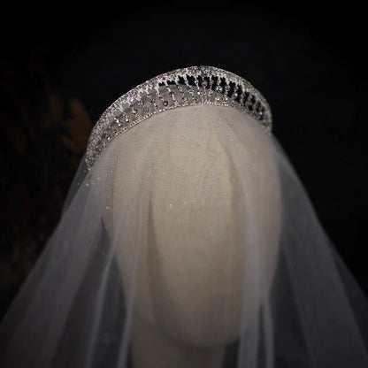 Prinses Koninklijke elegantie kristallen tiara - Glow and Vital