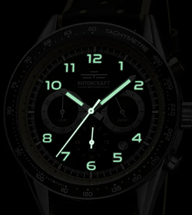 Rotorcraft - Rally RC2601 - Oersterk - Echtheidscertificaat - Horloge - Glow and Vital