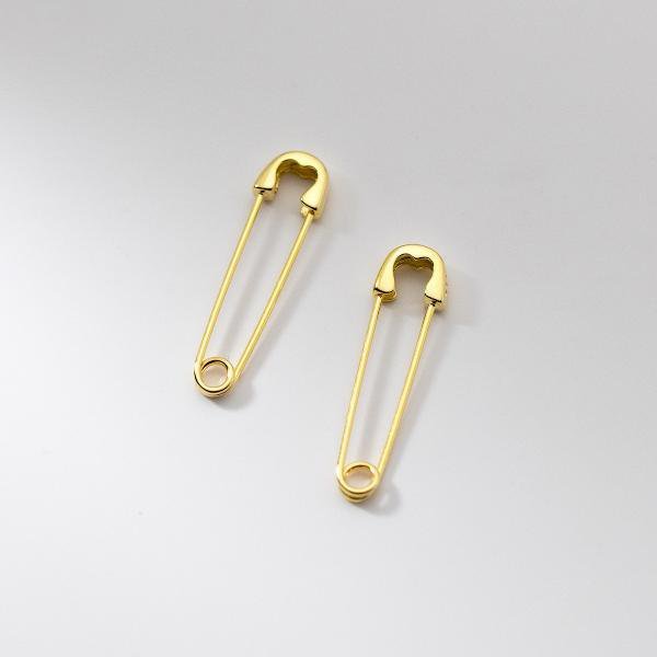 Unique Minimalist Paper Clip Earrings - One pair - Glow and Vital