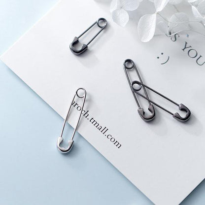 Unique Minimalist Paper Clip Earrings - One pair - Glow and Vital