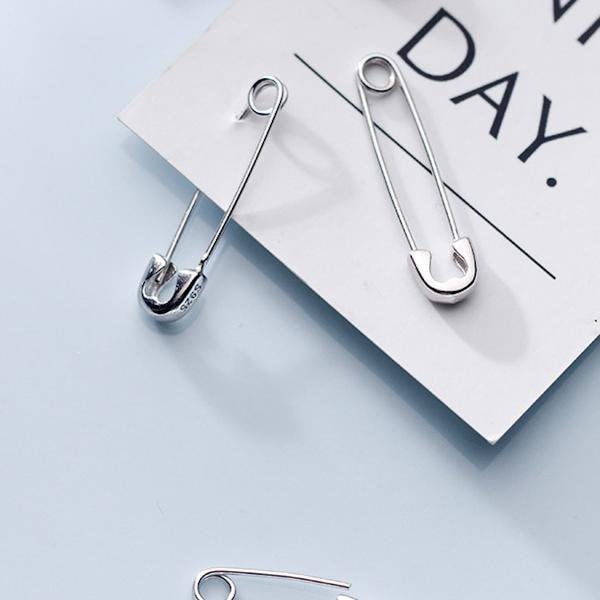 Unique Minimalist Paper Clip Earrings - One pair - Glow and Vital